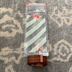 Off-White Classic Industrial Belt Brown O/S